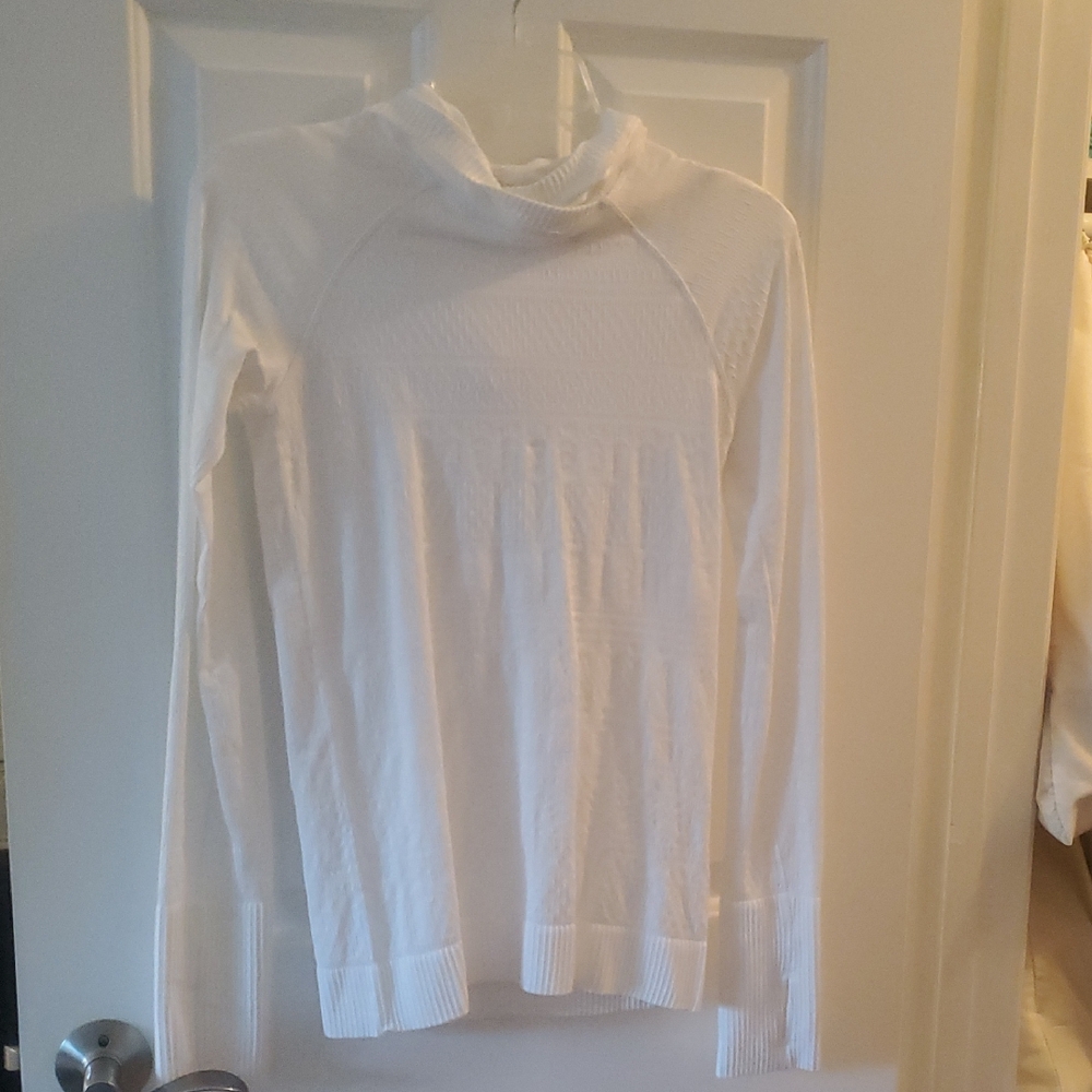 Lululemon Athletica Textured White Top